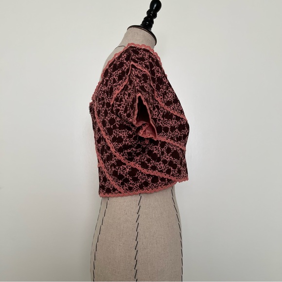 NWT By Anthropologie Off-The-Shoulder Top - size 8, 10 - Picture 6 of 15